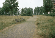 824487 Gezicht in het plantsoen aan de Tigrisdreef te Utrecht, met achterstallig onderhopud in verband met ...